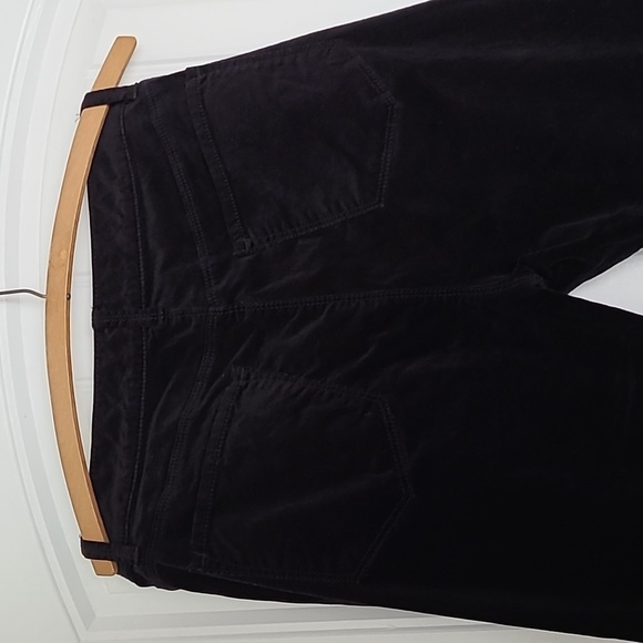 Ann Taylor size 12p Black Skinny & Slimming brushed velvet pants - Picture 5 of 7